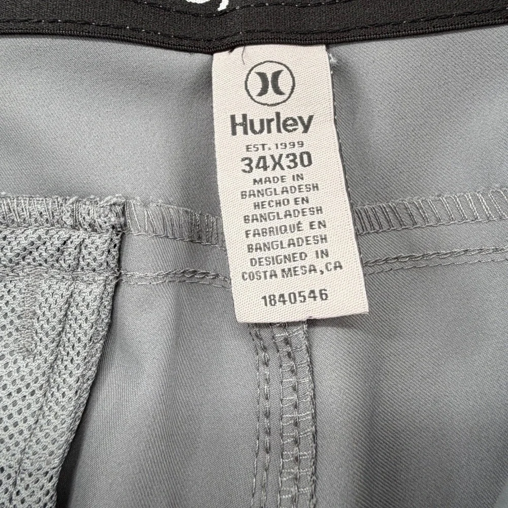 Hurley Dri-FIT Performance Golf Chino Pants Mens‎ 34x30 (36x29) Gray Gorpcore